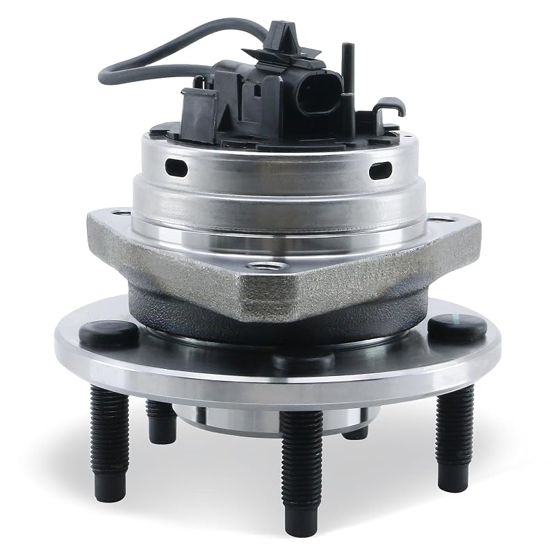 Cubo de roda dianteiro BDELI 513214 com rolamento e ABS para Chevy Malibu, Cobalt, HHR, Pontiac G6 e Saturn Aura – 1 unidade