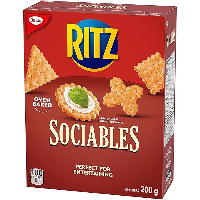 Galletas Christie Ritz Sociables Crackers, 200g, Pack de 6 miniatura 3
