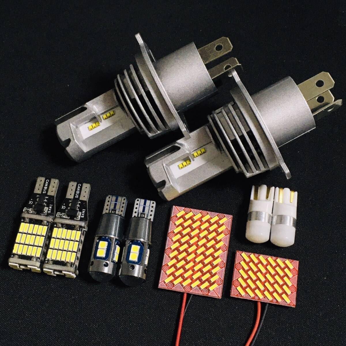 車 エブリィワゴン 超爆光 LED ルームランプ ヘッドライト バック