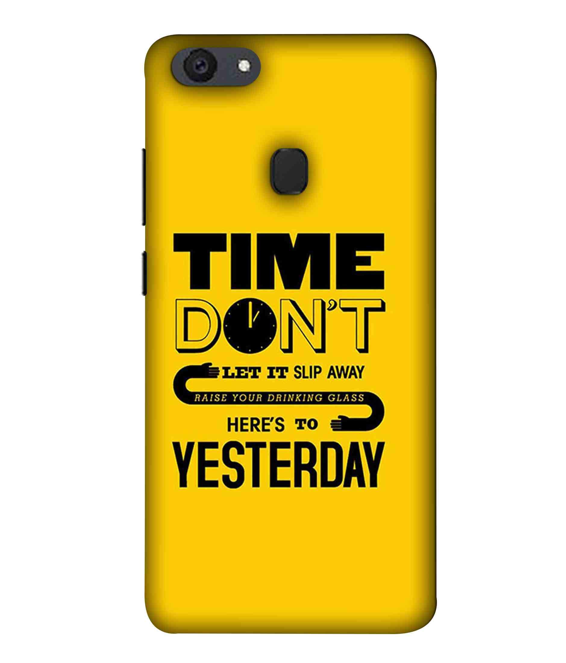 MaroraCases Time Don't It Slip Away Hard Printed Designer Case for Oppo F5  Plus Back Cover MRR1791