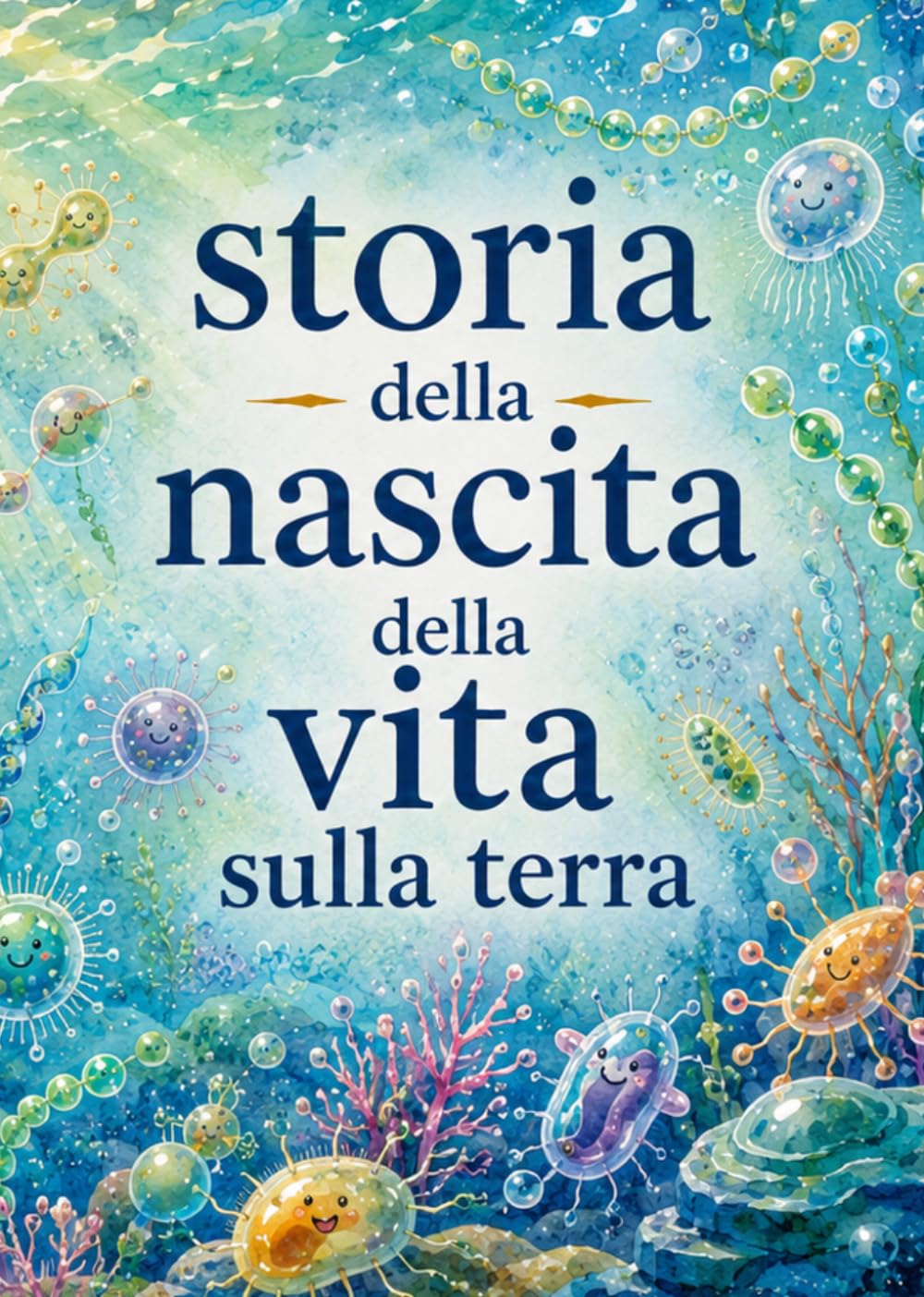 Storia sulla nascita della vita sulla Terra: Un racconto illustrato che spiega ai bambini la nascita della vita sulla Terra
