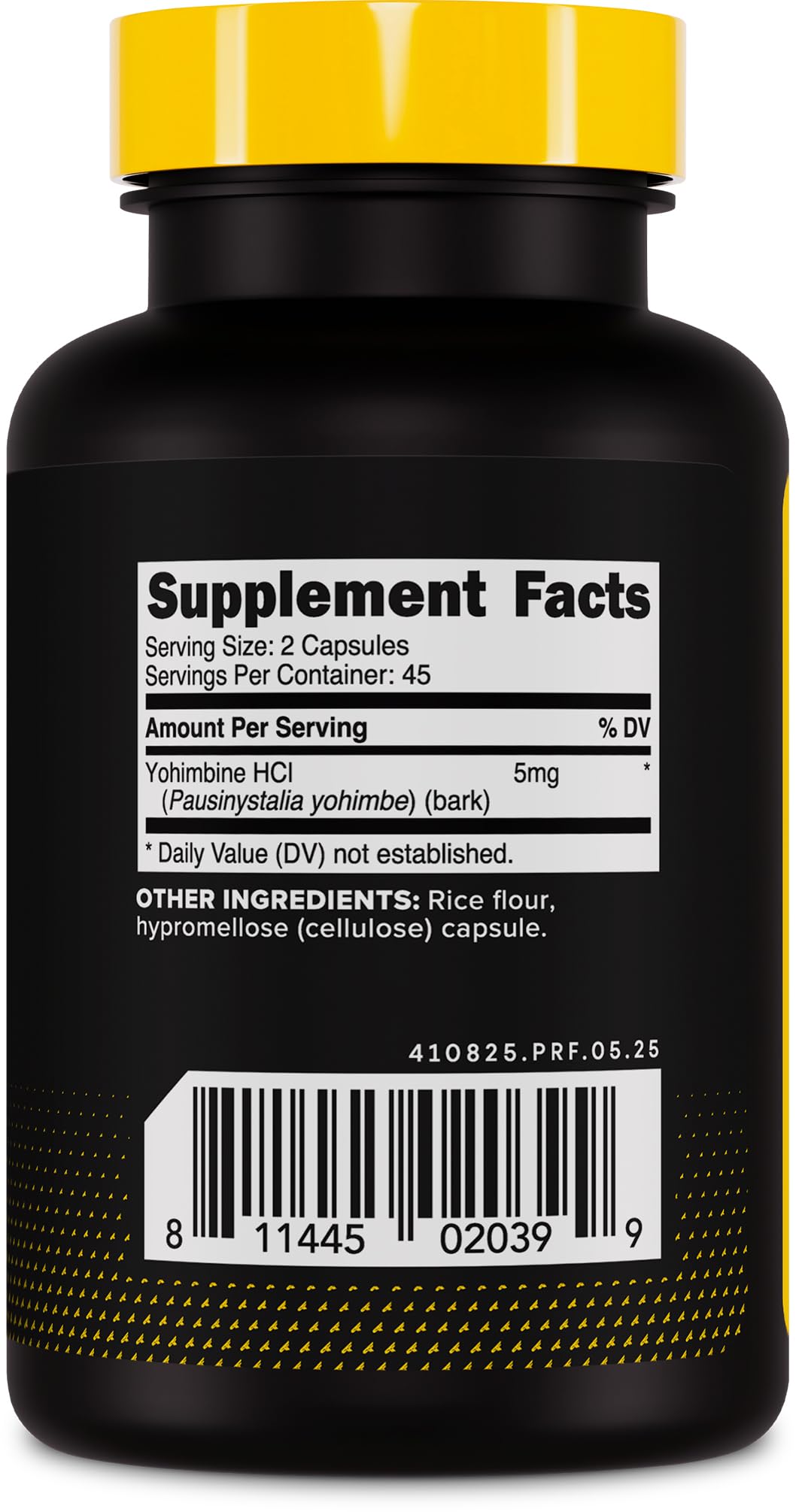 Primaforce Yohimbine HCl 2.5mg, 90 Capsules, Gluten-Free Supplement — Amazon image 3
