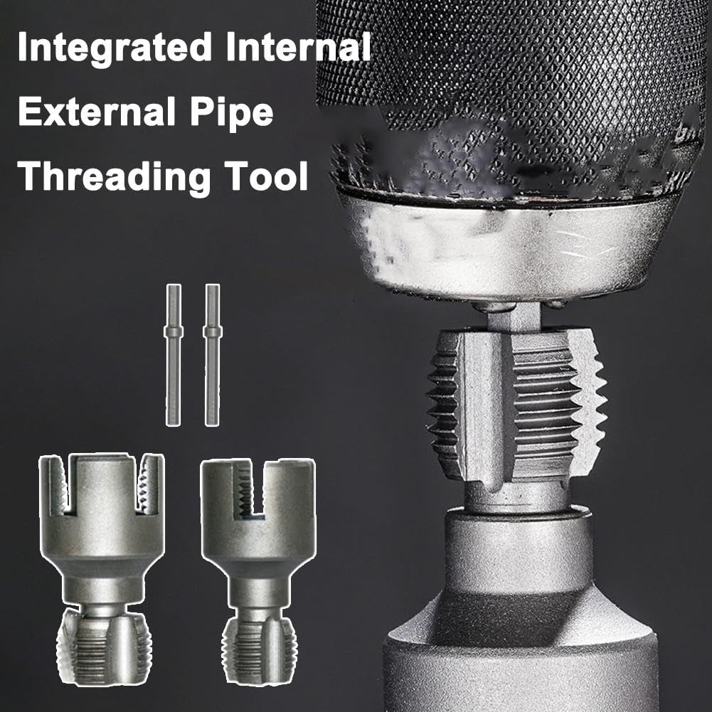 Pipe Thread Cutting Tool, 1/2'' And 3/4 Integrated Internal & External ...