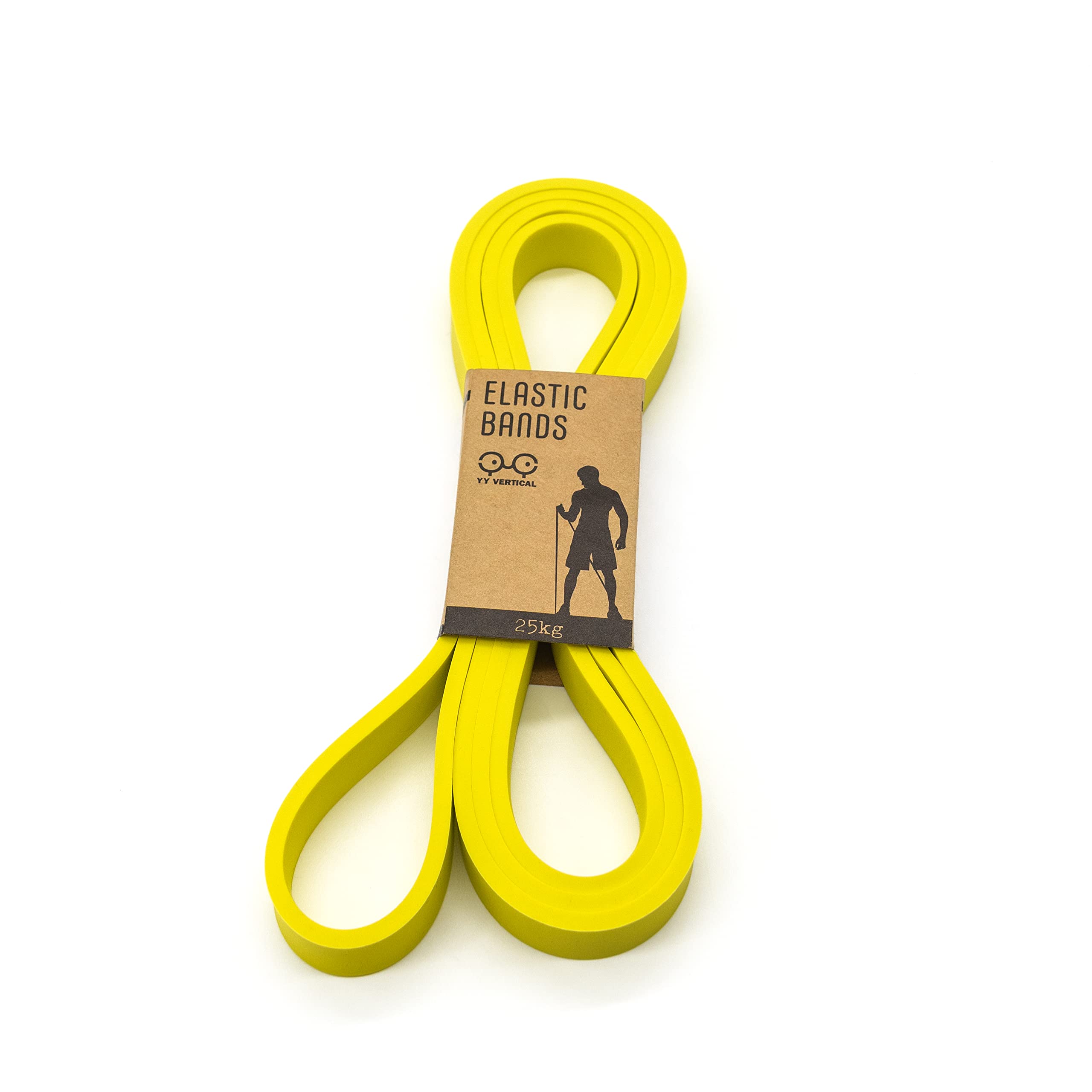 YY Vertical Elastic Bands Yellow 25 kg – Elastic Bands for Warming Up and Strengthening