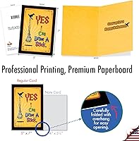 Vista 2 de NobleWorks Juego de 36 tarjetas de felicitación histéricas de Halloween con sobres de 5 x 7 pulgadas (36 diseños, 1 cada uno) Joke O'Lanterns