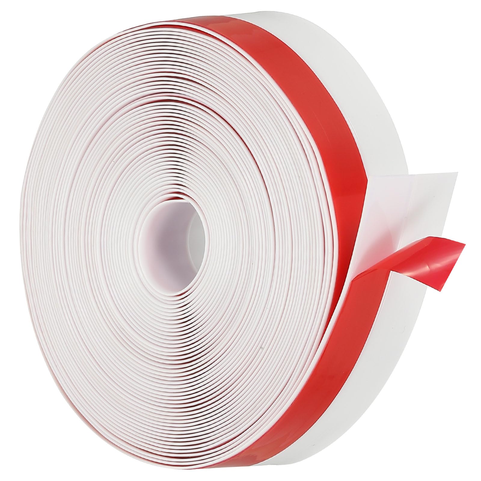 PATIKIL Silicone Weather Stripping, 33 ft x 1-3/8" Width, White, Door Draft Stopper, Windproof, Dust-proof, Soundproofing