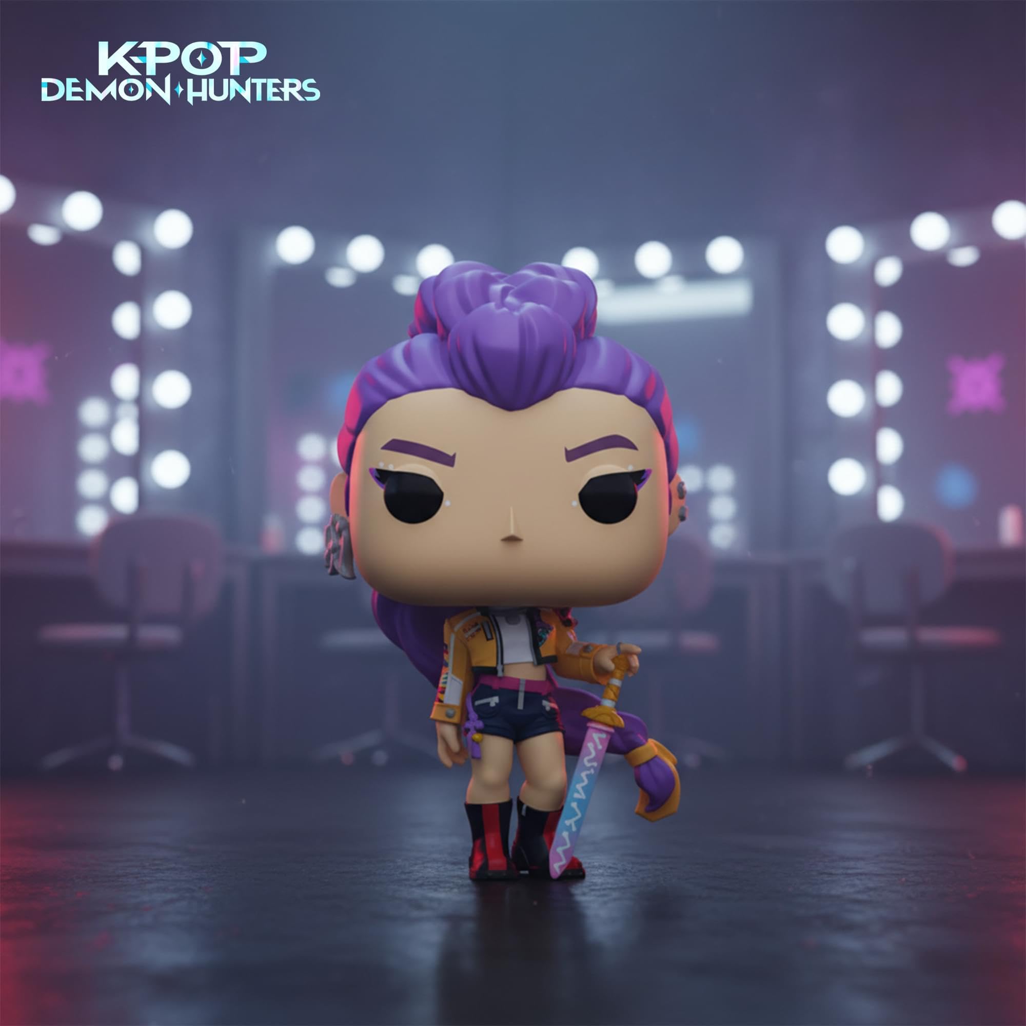Funko Pop! Animation: KPOP Demon Hunters - Rumi - Figura de Vinilo Coleccionable - Idea de Regalo - Mercancia Oficial - Juguetes para Niños y Adultos - Movies Fans