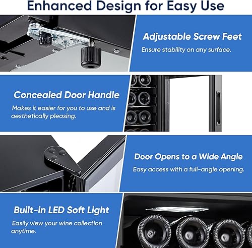 Miniatura 103 de Refrigerador de bebidas de 15 pulgadas, refrigerador de bebidas de 130 latas con puerta de vidrio y cerradura, compresor mejorado, bajo ruido