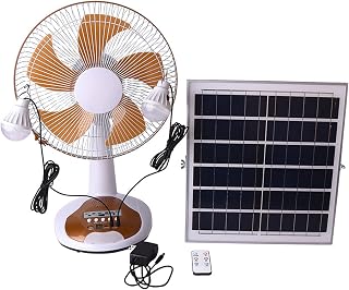 Solar Panel Fan Solar Panel Powered Fan Portable Fan for Travel and Camping with Good Ventilation, Ultra-Quiet and Easy to Clean