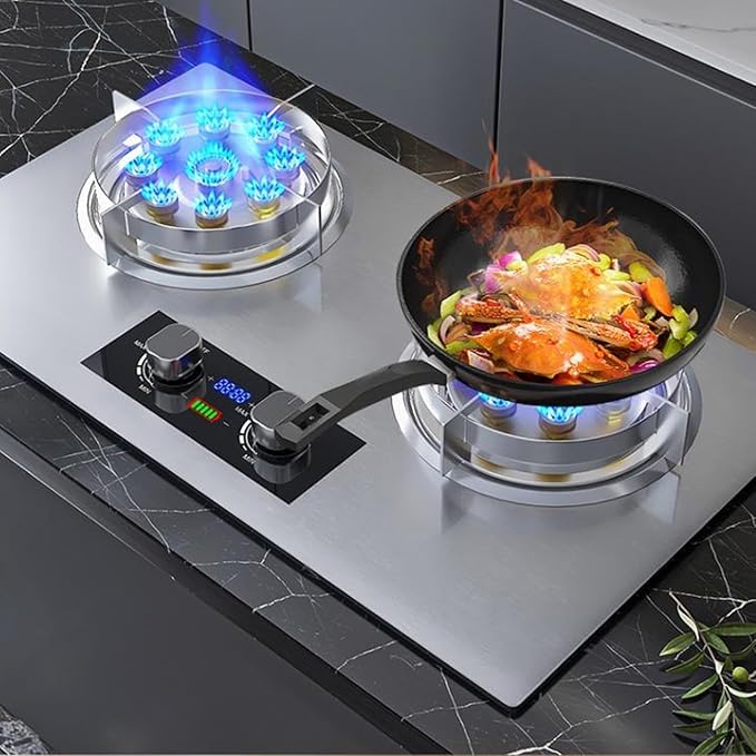 Estufa a Gas 2 Quemadores 7.0 kW con Temporizador Independiente miniatura 2