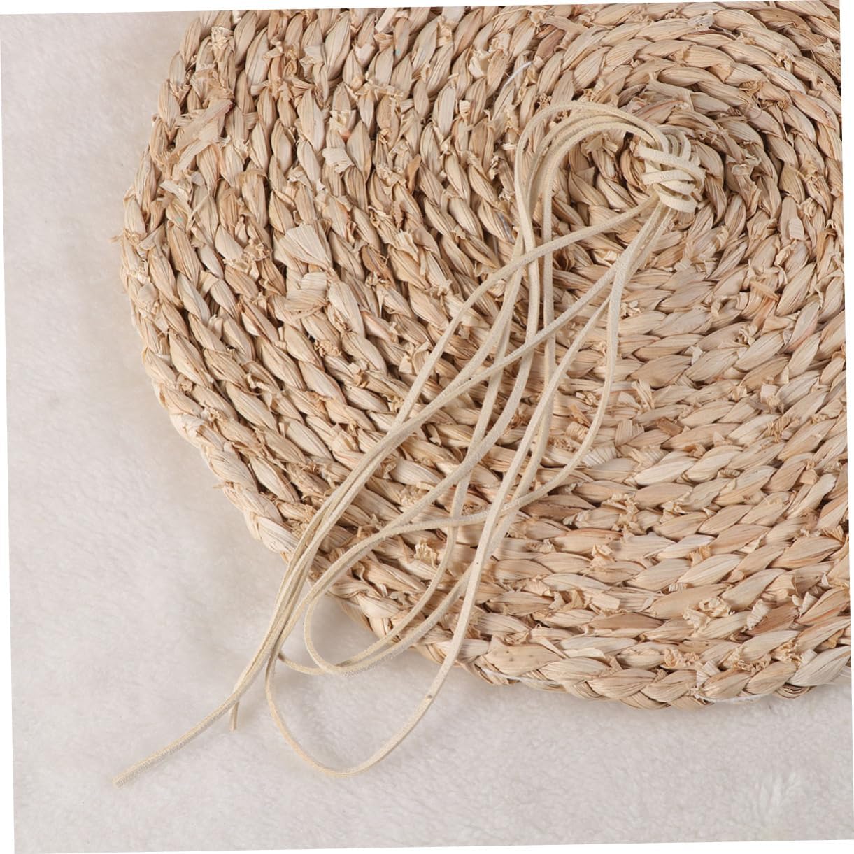STOBOK 8pcs Elastic Stretchy String for Bracelets Leather Cord Suede String Jewelry Crafting