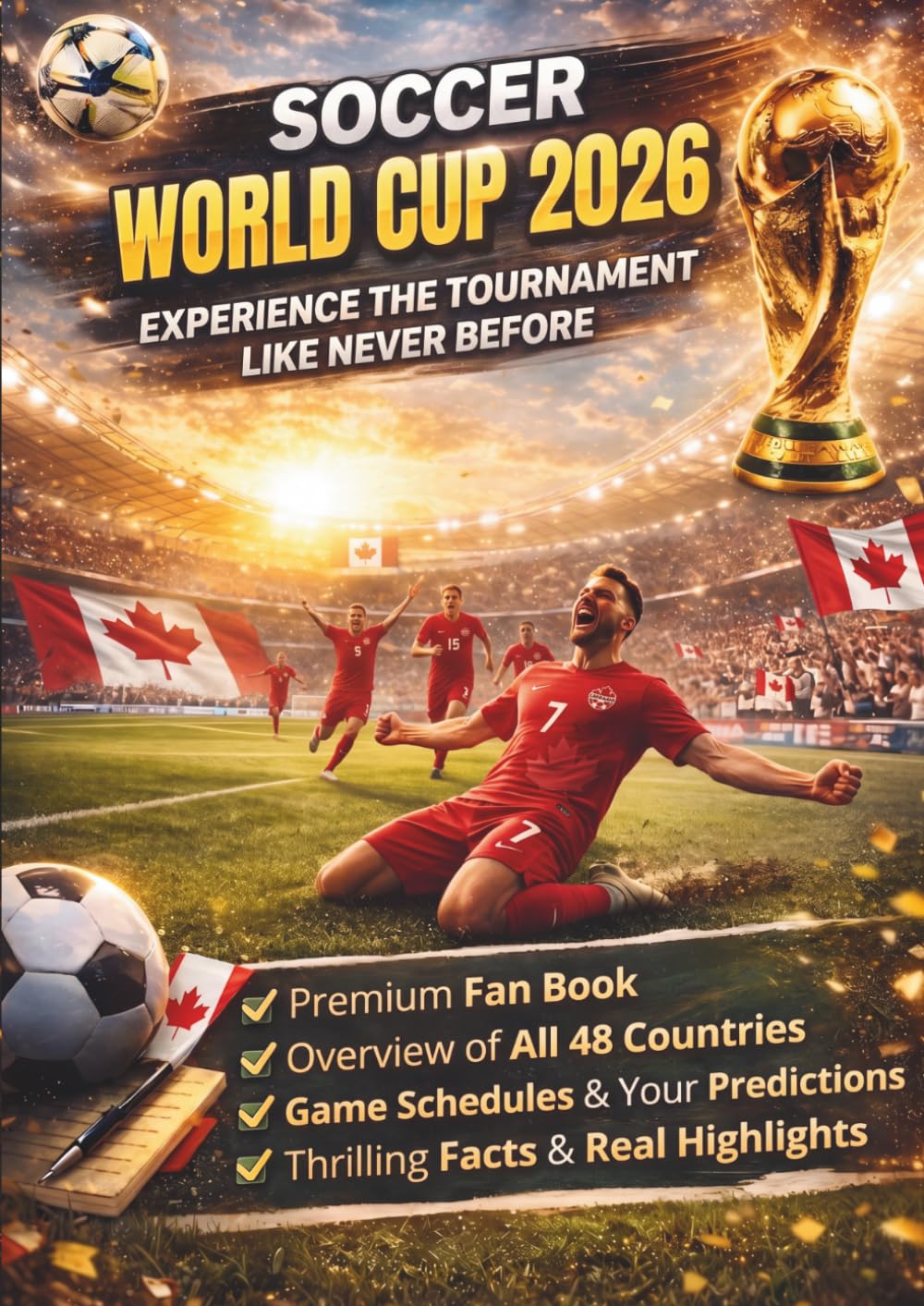World Cup 2026: The Ultimate Soccer Fan Book: Track Every Game, Explore All Countries & Discover Fascinating World Cup Facts