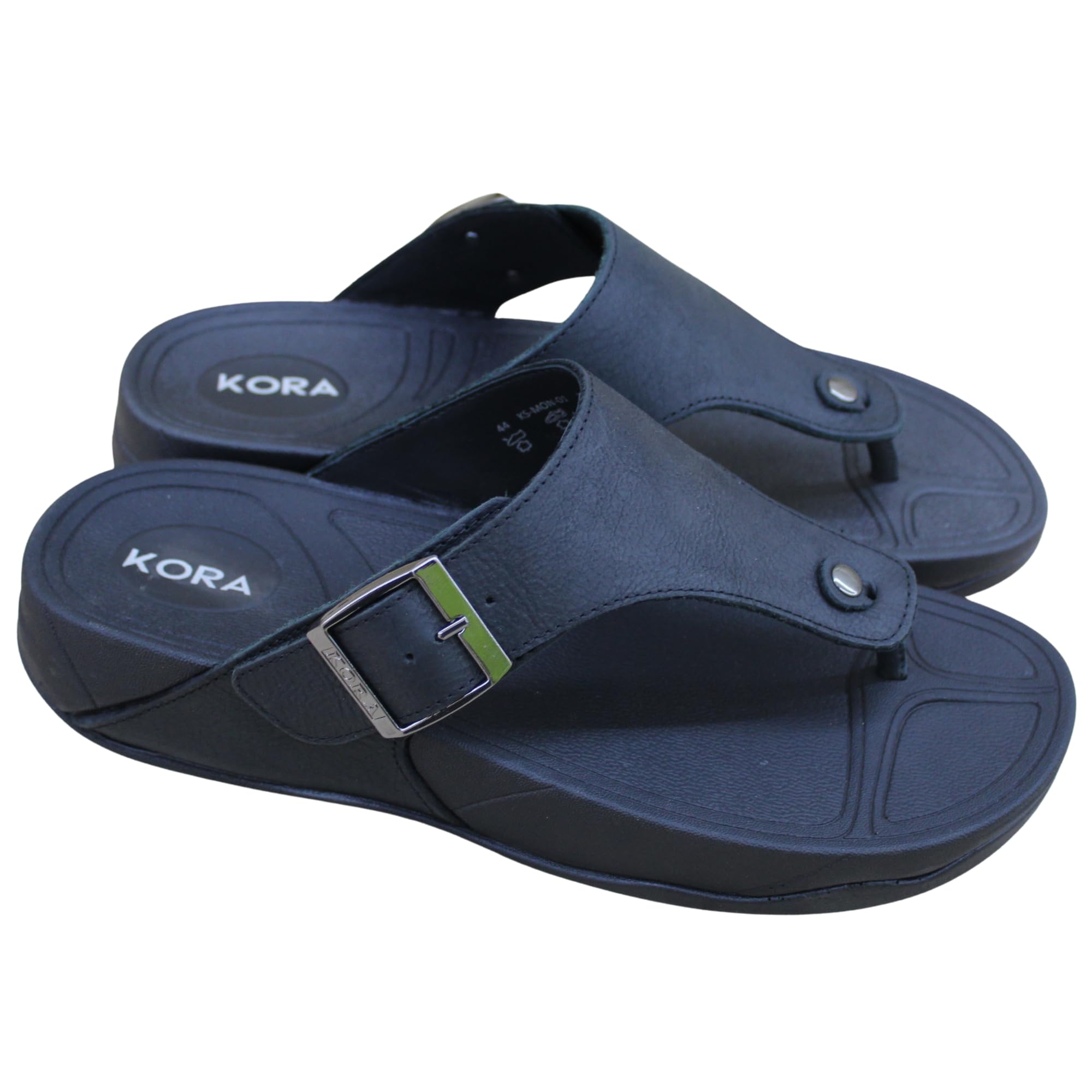 Mens Premium Toe-Ring Leather Sandals with Buckle-KS-MON-01-image-13
