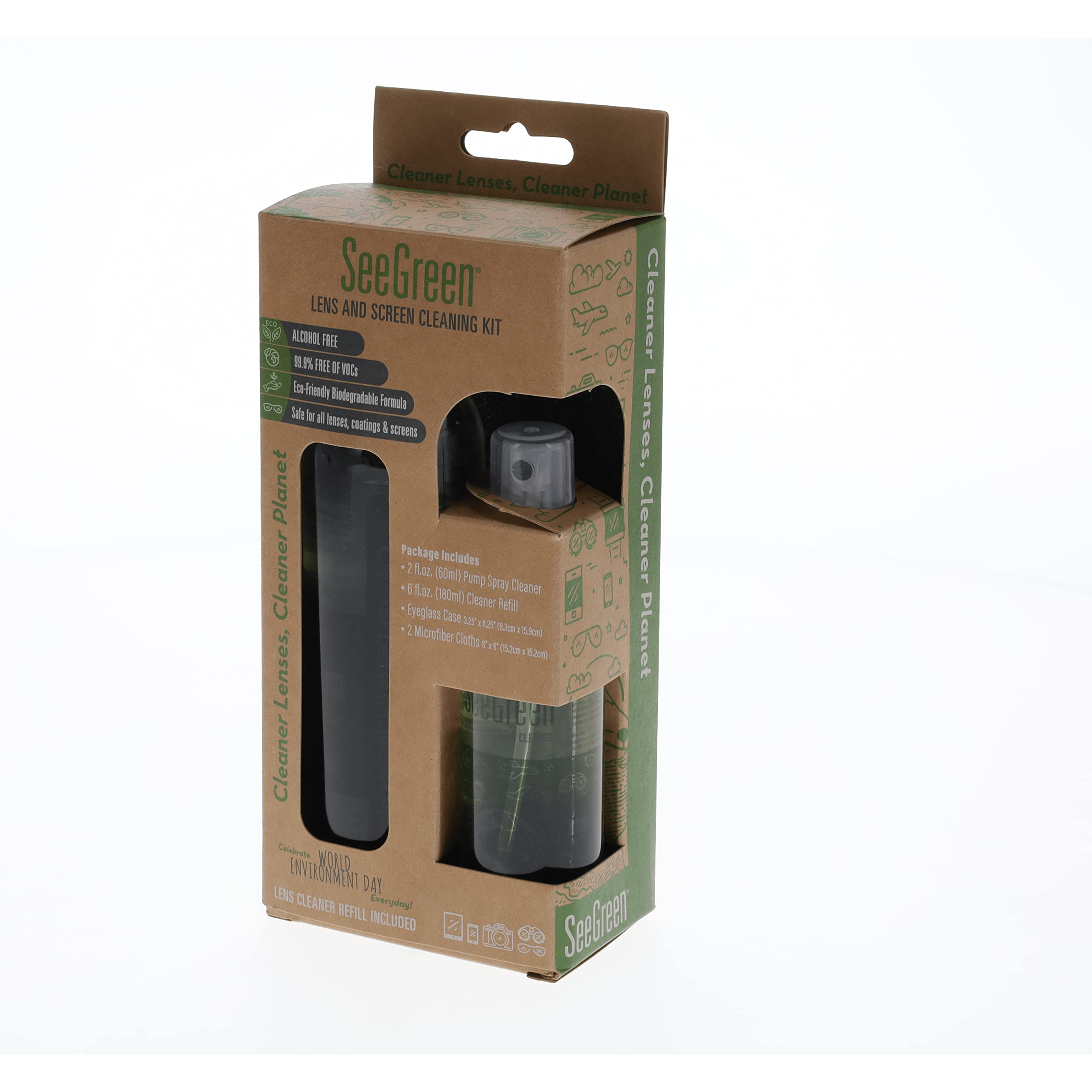 Amazon.com: SEEGREEN Lens and Screen Cleaning KIT | Eyeglass