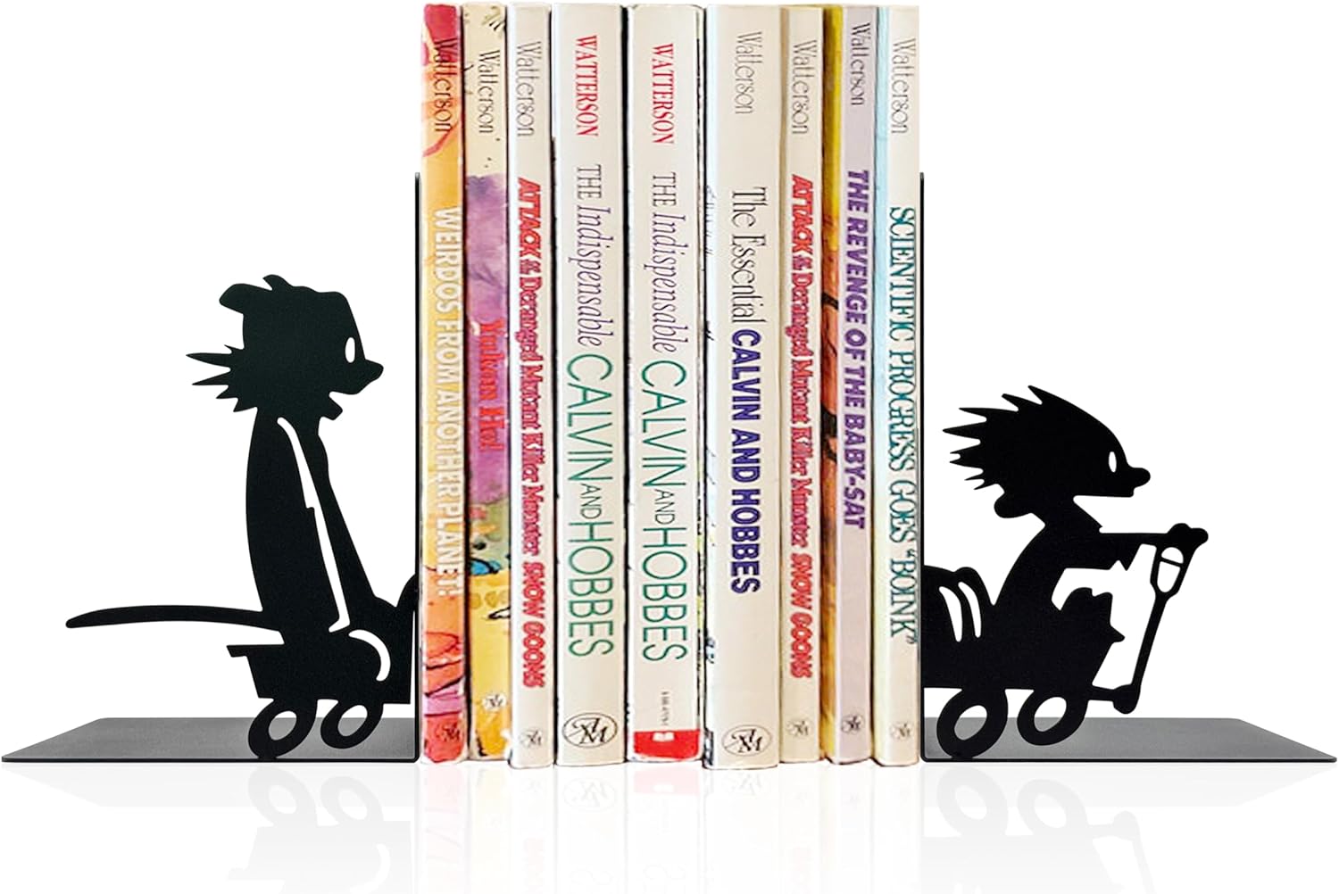 C&H Inspired Kids Bookends, Decorative Bookends for Kids Bookshelves, Cartoon Style Book Stoppers for Children Room, Fun Reading Decor Gift