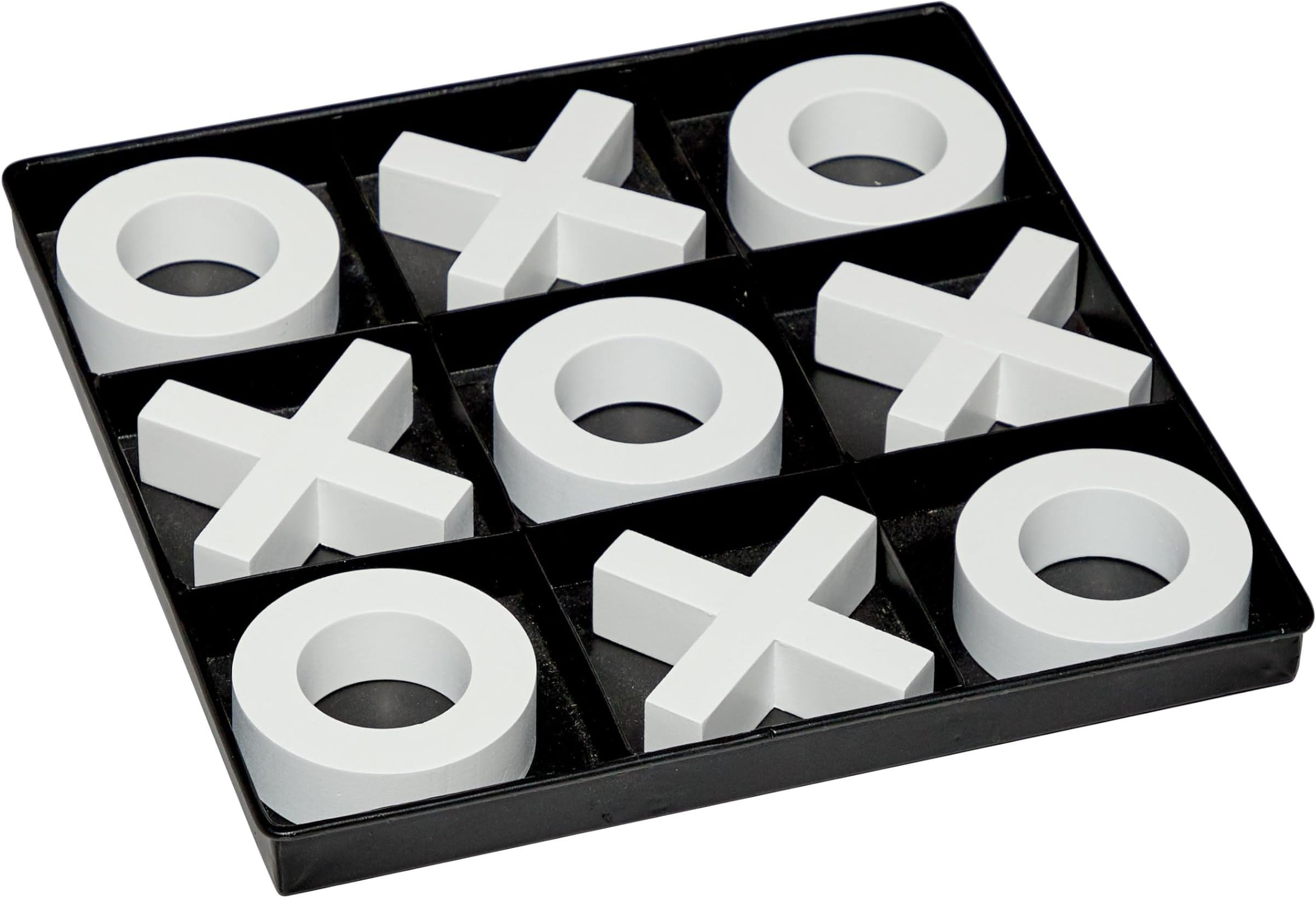 Modern Black Wood Game Set