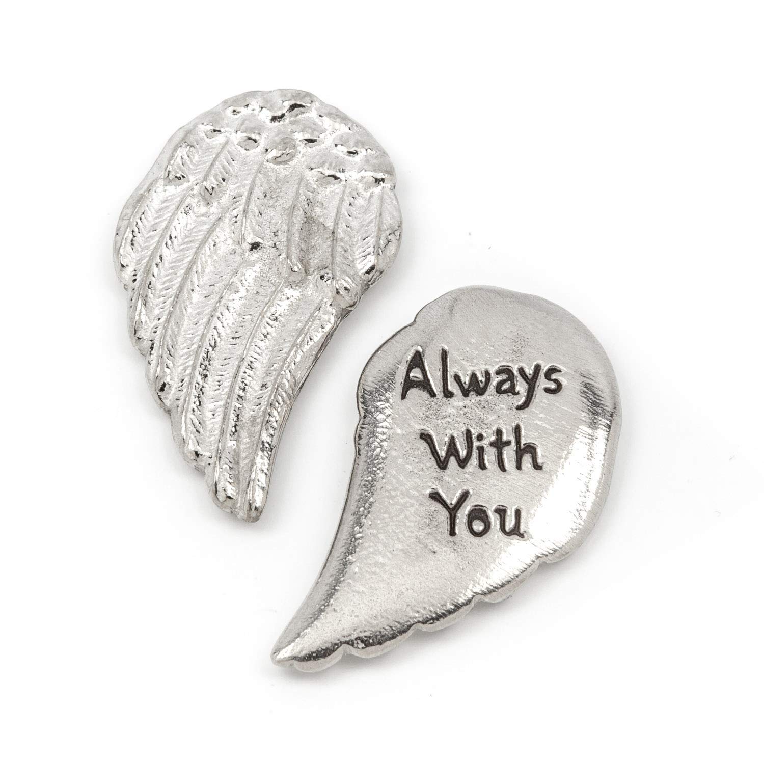 Metal Planet LtdAngel wing token 'Always with you' on reverse