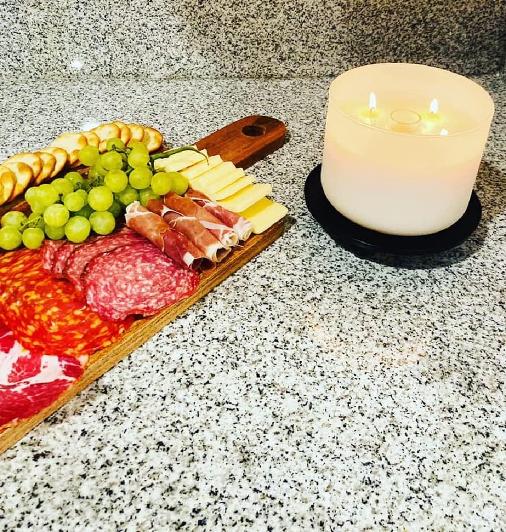 Glass Chimney Airflow Scented Candles | Scented Candles Gift Set for House Energy Cleansing | Home Decor Soy Scented Aromatherapy Candle | White Frosted Glass Tube - 22oz (Sweet Blossoms)