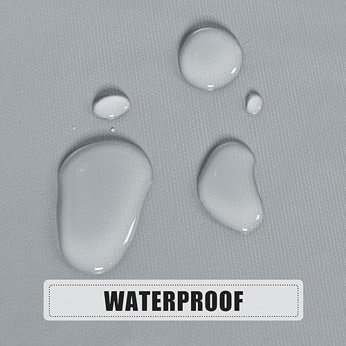 Miniatura 214 de sancua - Mantel rectangular de PVC 100 % impermeable, 54 x 54 pulgadas, vinilo a prueba de aceite, derrames, fácil de limpiar con un paño, para