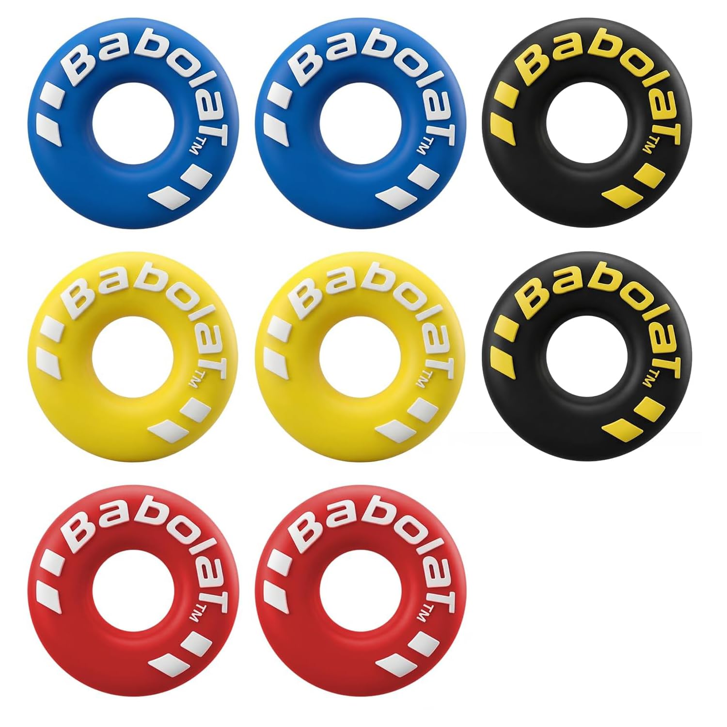 8 PCS Tennis Dampener, Tennis Racket Dampener Vibration Reduction, Colorful Assortment Red Yellow Blue Black, Suitable for Intense Matches and Practice Sessions-image-41