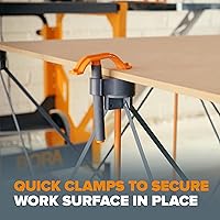 Vista 4 de BORA Kit de accesorios de corte de panel de ciempiés – 4 copas X, 4 abrazaderas rápidas, 6 antideslizantes, 2 ganchos, se adapta a todos