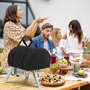 Pizza Oven Cover for Gozney Roccbox Oven,600D Grill Oven Cover 53x40x31cm