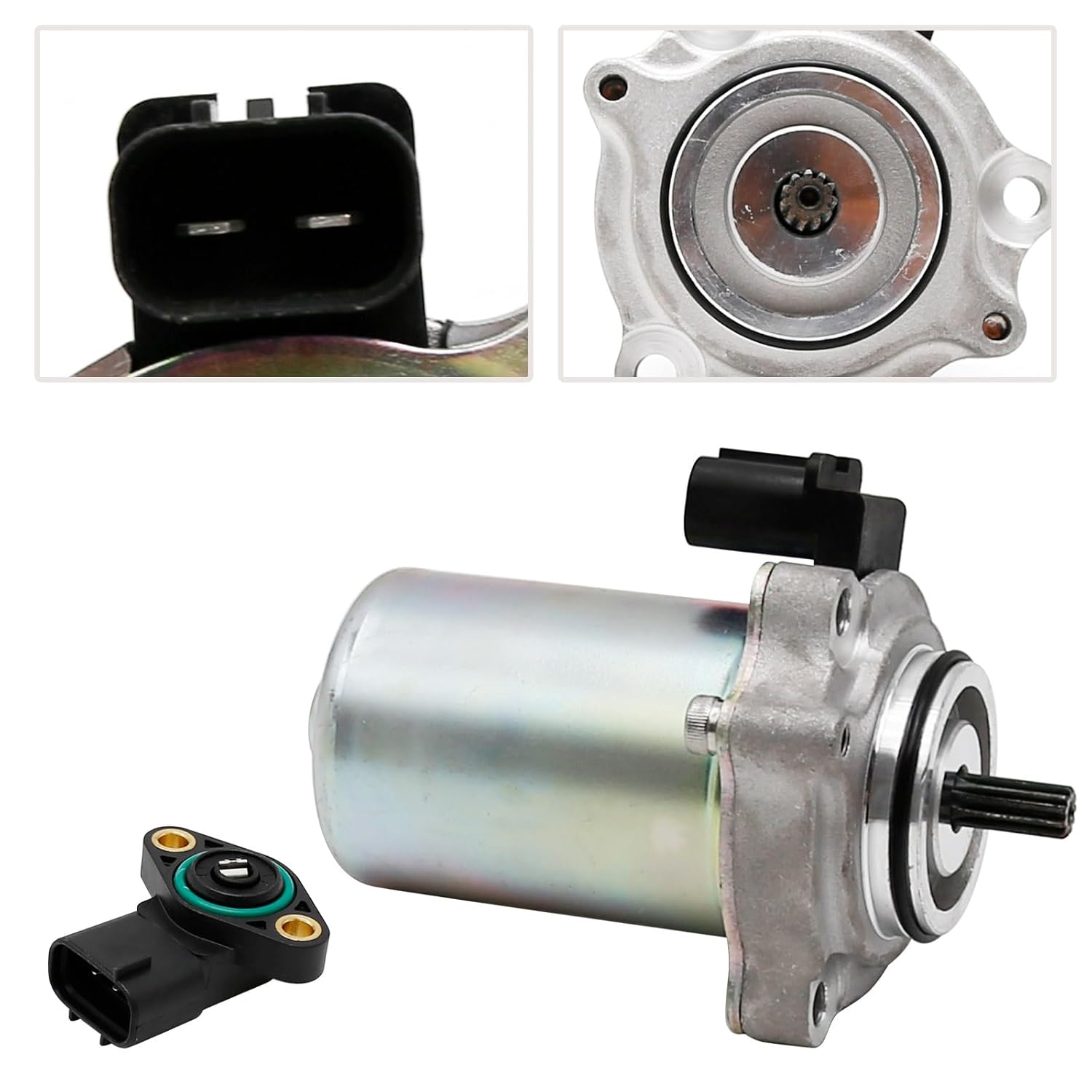 Power Shift Control Motor w/Angle Sensor Replacement for Honda TRX420FA 2009-2019 TRX420FE 2007-2019 TRX420FPE/TE/FPA TRX500FE/FA/FPE Pioneer 500 2015-2019 Pioneer 1000 2016-2019