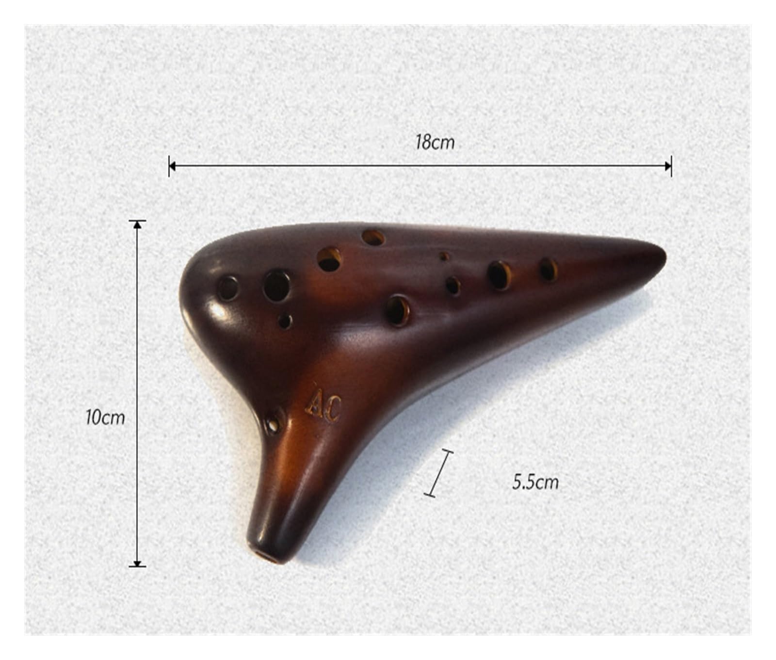 strumento ocarina Ocarina contralto a 12 fori in Do vendita all'ingrosso di strumenti musicali etnici a 12 fori