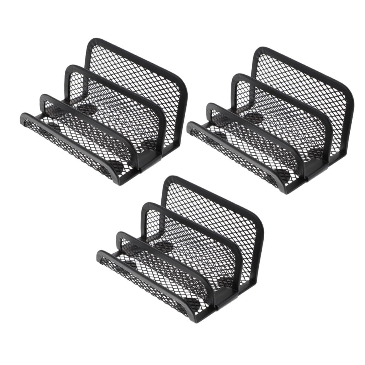 NUOBESTY 9pezzi Portacarte Da Visita Ferro Da Supporti Organizer Per Ufficio Design Elegante e Moderno