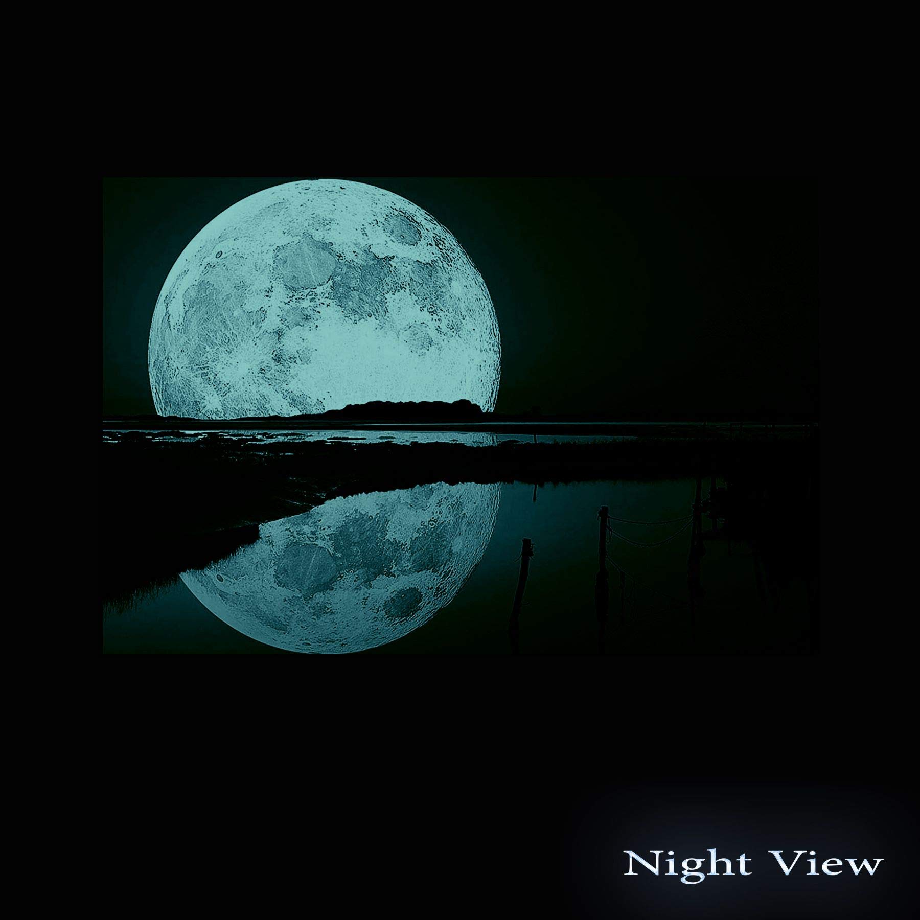 Startonight Acrylic Glass Wall Art - Moon Reflection - Modern Home
