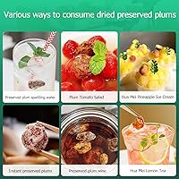Vista 7 de Ciruelas secas conservadas 5.64 oz Bocadillos de frutas conservadas con miel de ciruela seca agridulce