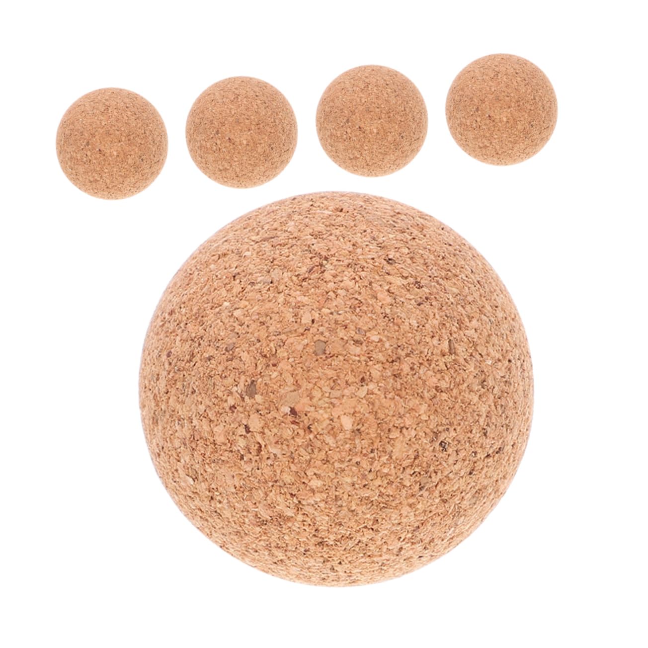 Alasum 25piezas Balones De Foosball De Madera De Corcho para Mesa Accesorios De Futbolín y Portátiles