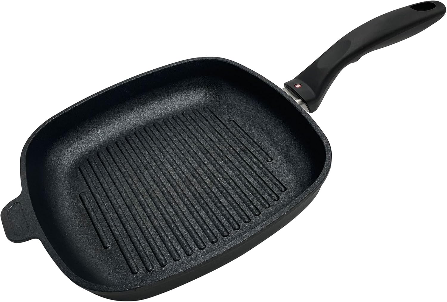 Swiss Diamond Nonstick Square Grill Pan – 9.5” x 9.5” Diamond-Coated, Oven Safe, Made in Switzerland
