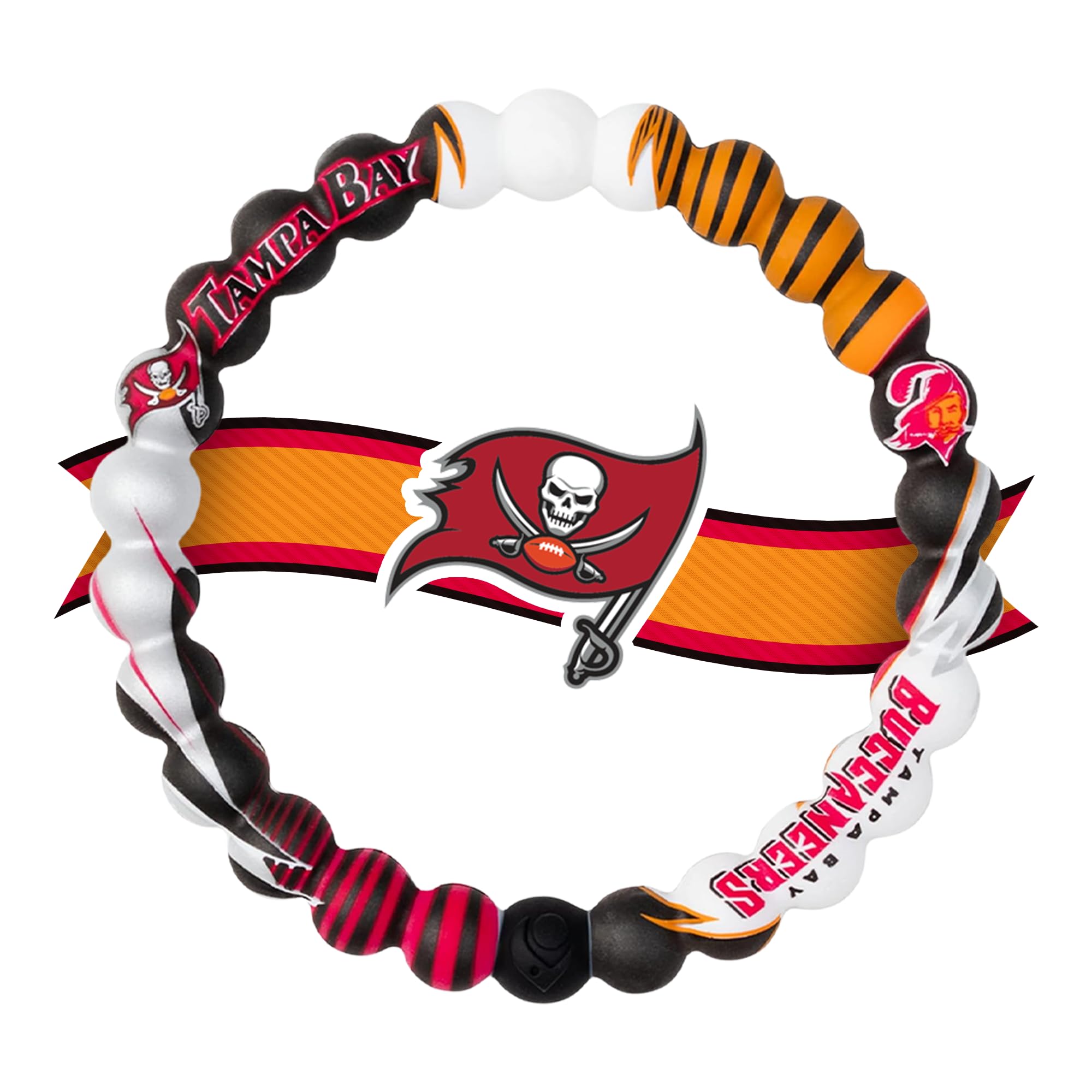 Pulsera Buccaneers Hogar Campo Lokai XL sin gemas de silicona 8