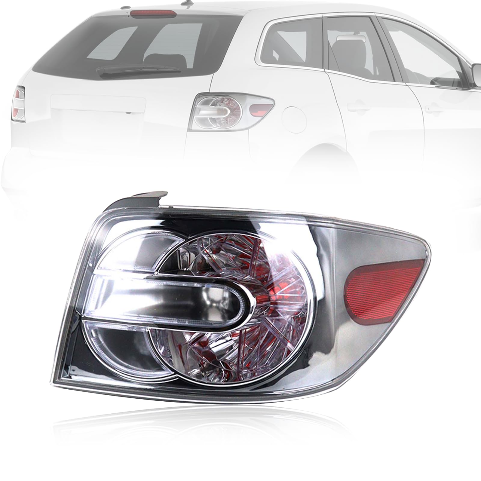マツダ　cx7 cx-7 右　テールランプ Amazon.com: MACIMAI Rear Right Tail Light for Mazda CX7 CX-7 2008