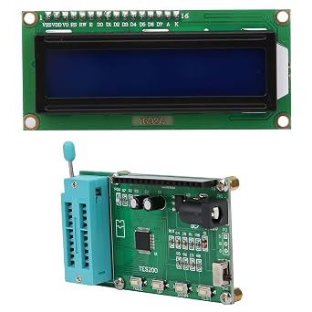 IC Tester Moudle, IC Test Clips Programmer Integrated Circuit Tester with LED Display for Test 74 Series and 40 Series Digital Integration, Multi Functional Transistor
