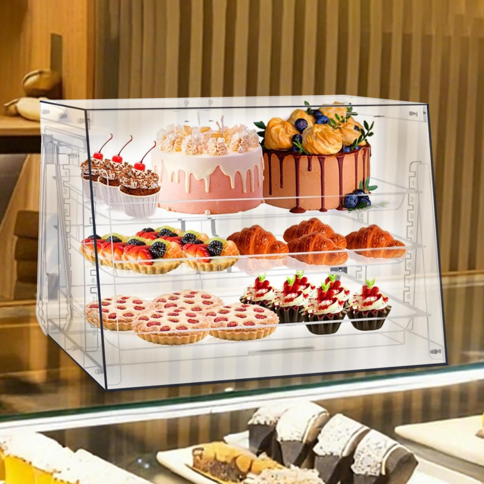 Exhibidor Para Donuts Acrílico 3 Niveles