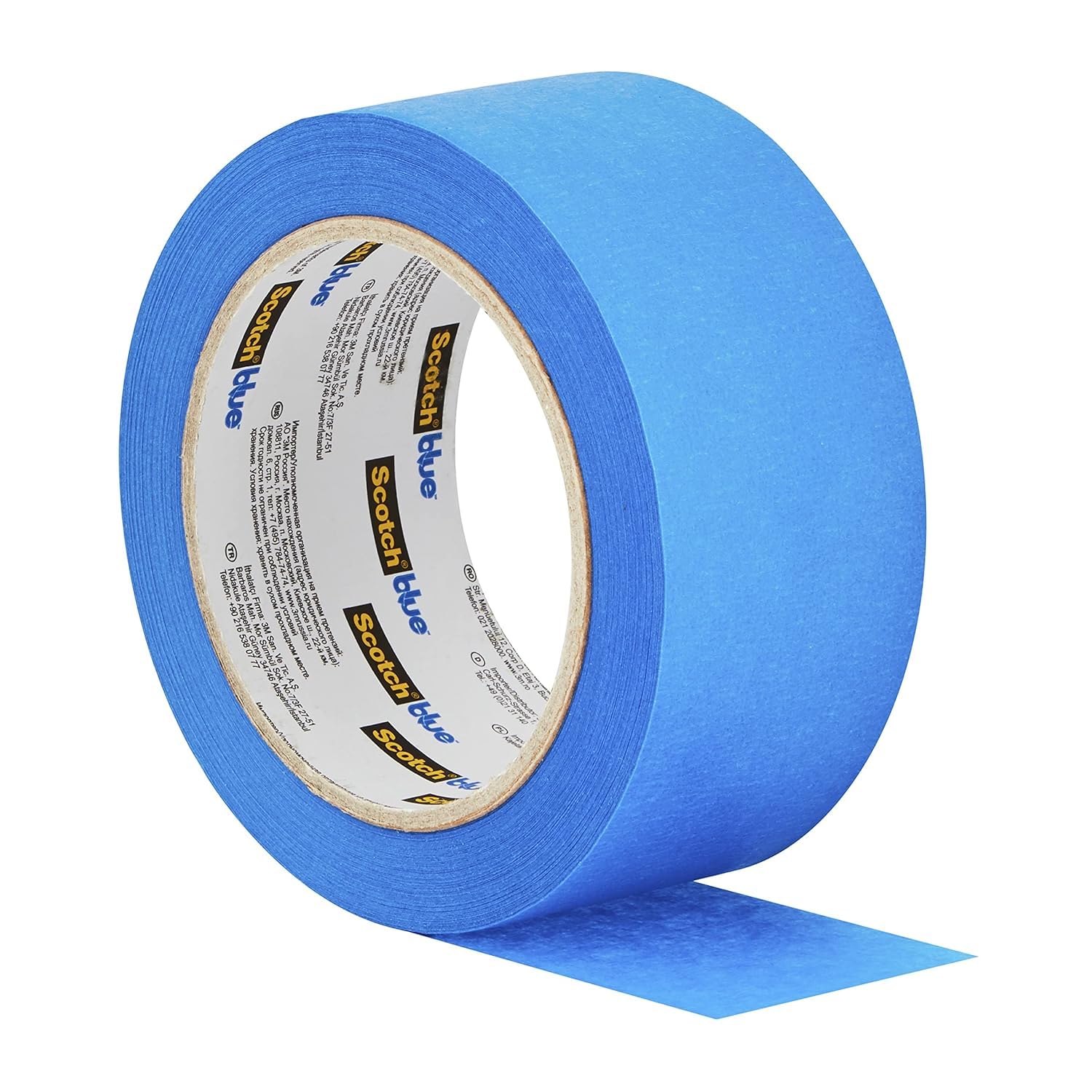 ScotchBlue Cinta de Enmascarar Multisuperficie, 3 Rollos (48 mm x 41 m) Cinta de Pintor Azul Scotch para Pintar y Decorar, Interior y Exterior, 100% PEFC