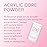 Young Nails Acrylic Core Powder - Self-Leveling Acrylic Nail Powder, Clear Nude Pink White Acrylic Powder for Nail Extenstion, Professional Grade, Superior Adhesion, Color - Pink, 660g