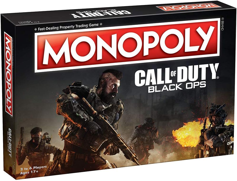 Monopoly Call of Duty Black Ops Board Game | Based on Call of Duty Black Ops Video Game | Officially Licensed Call of Duty Merchandise | Themed Classic Monopoly Game