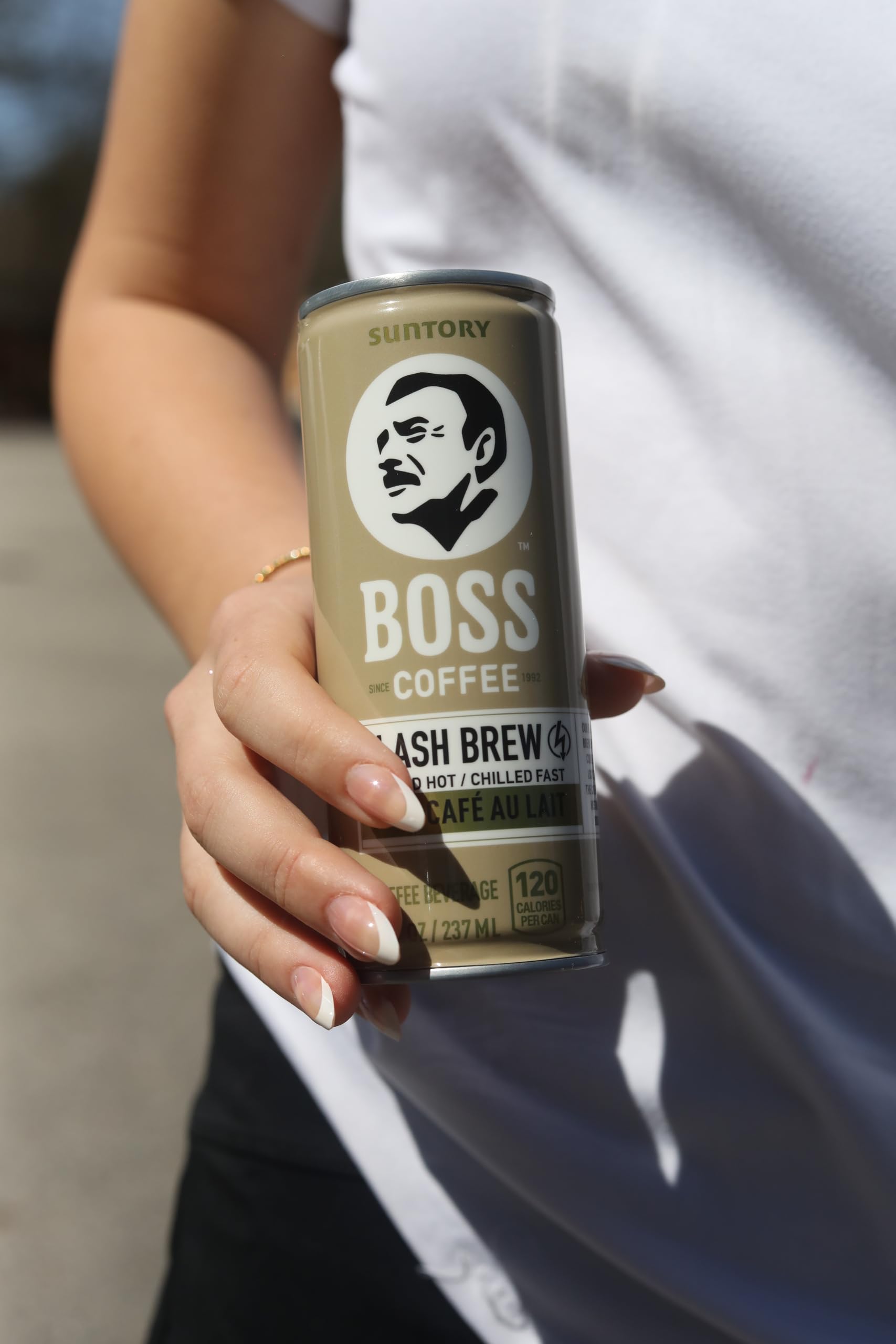 BOSS Coffee by Suntory - Japanese Flash Brew Coffee with Milk, 8oz