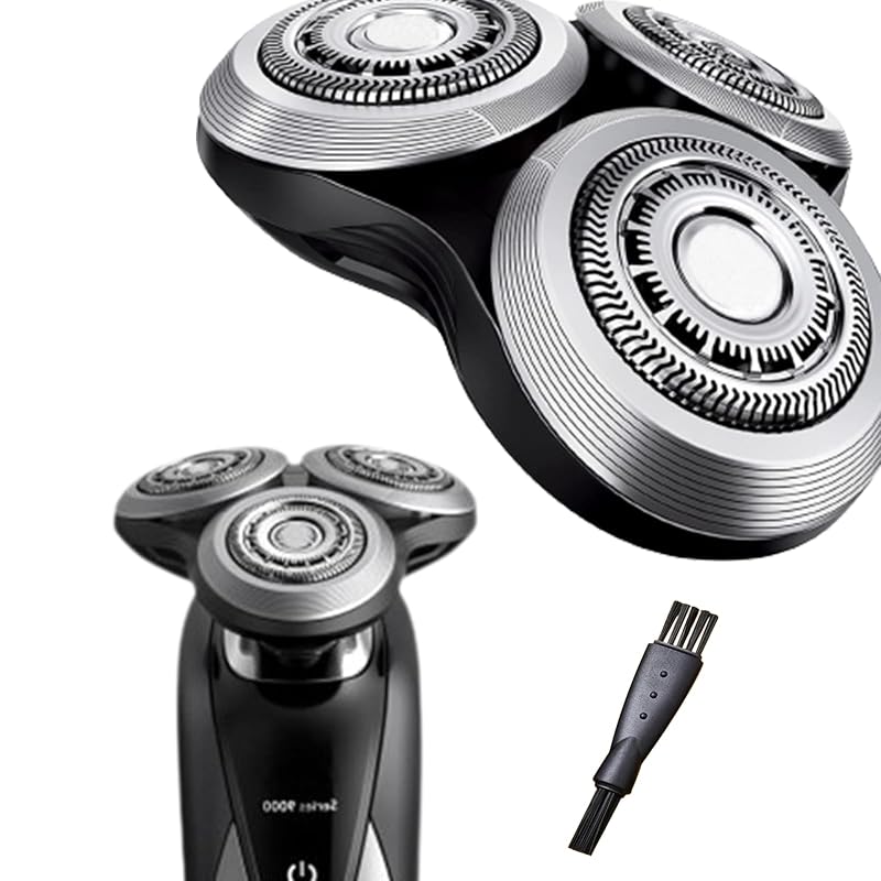 Cabeça de reposição rotativa SH90 para barbeadores Philipss Norelcos, com lâminas de precisão de dupla camada e encaixe metálico atualizado, pacote com 1