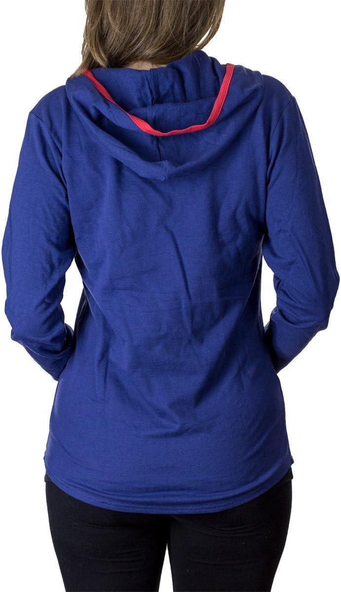 NHL Ladies Official Team Logo French Terry Cover Up Fashion Hoodie Tunic - Image 3