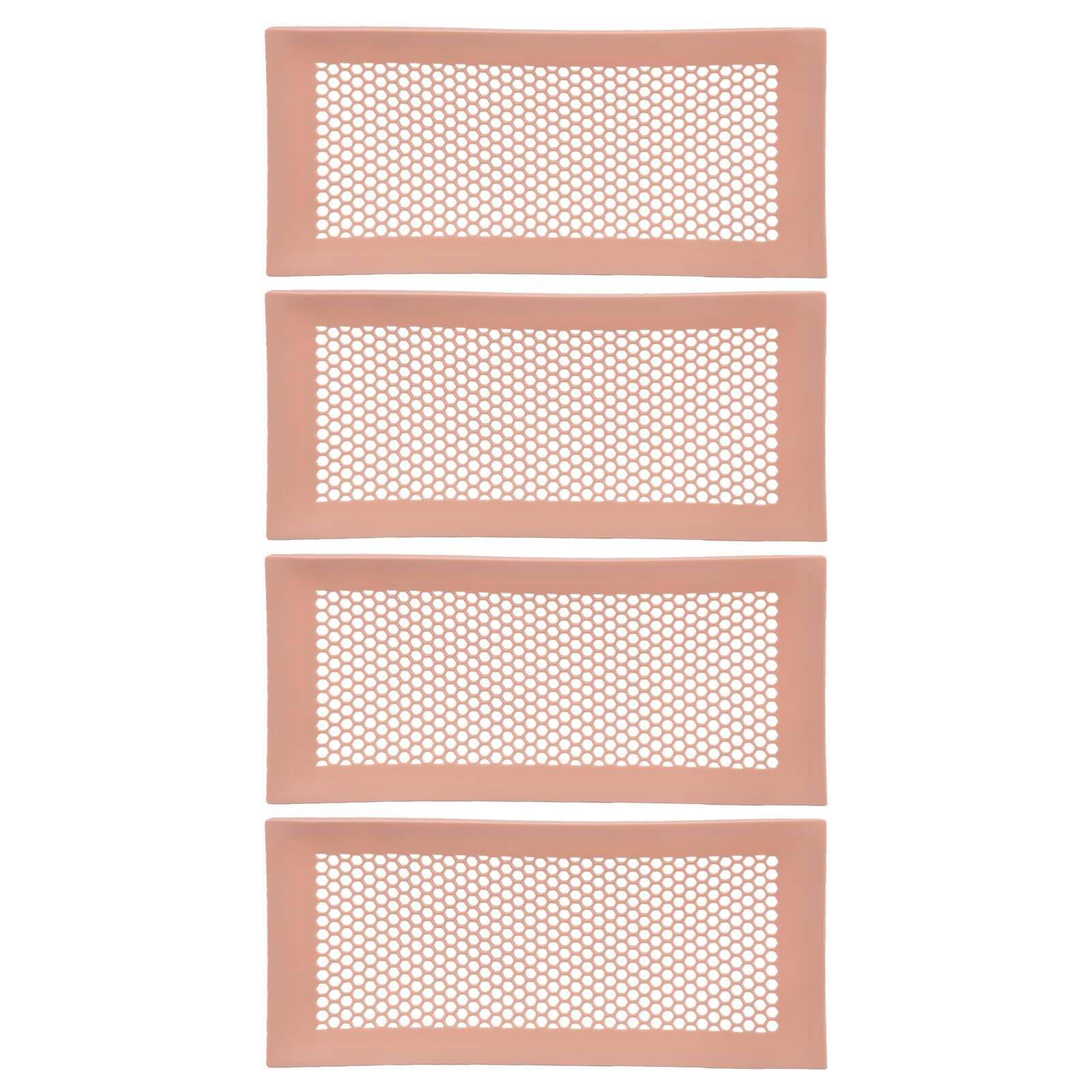 Nucelit Brown 4Pcs Baby Silicone Vent Covers Easy Installs Childproof Vent Guard Silicone Covers Enhances Air Flows For House Easy Installs Grilles