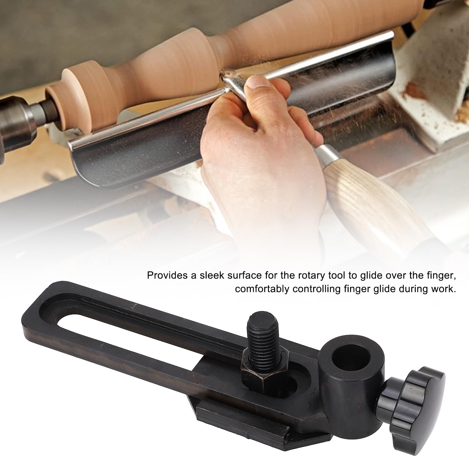 Keenso Soporte para Portaherramientas de Torno de Madera, Poste de 1