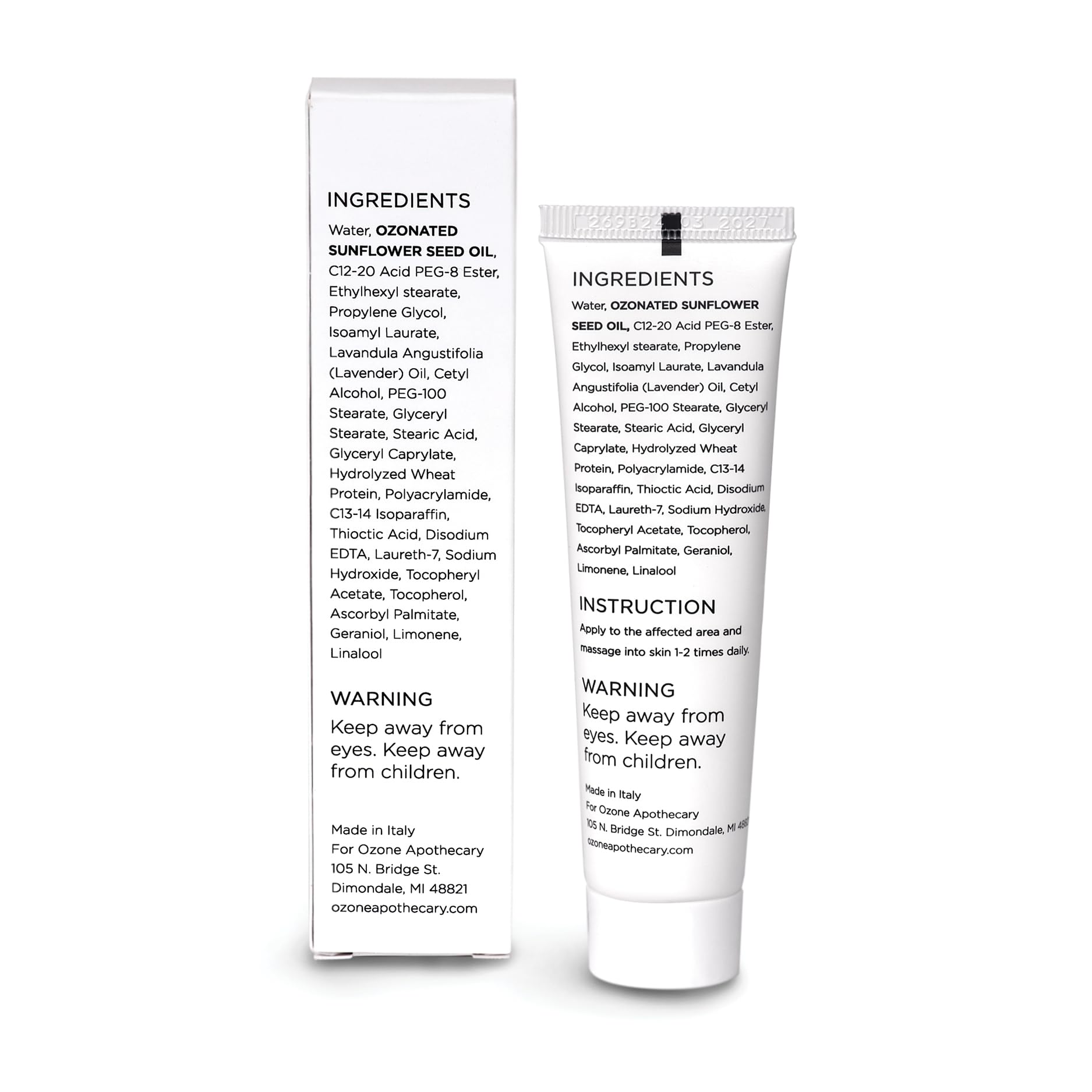 Amazon.com : Ozone Apothecary Ozone Skin Cream | Ozone Oil Infused