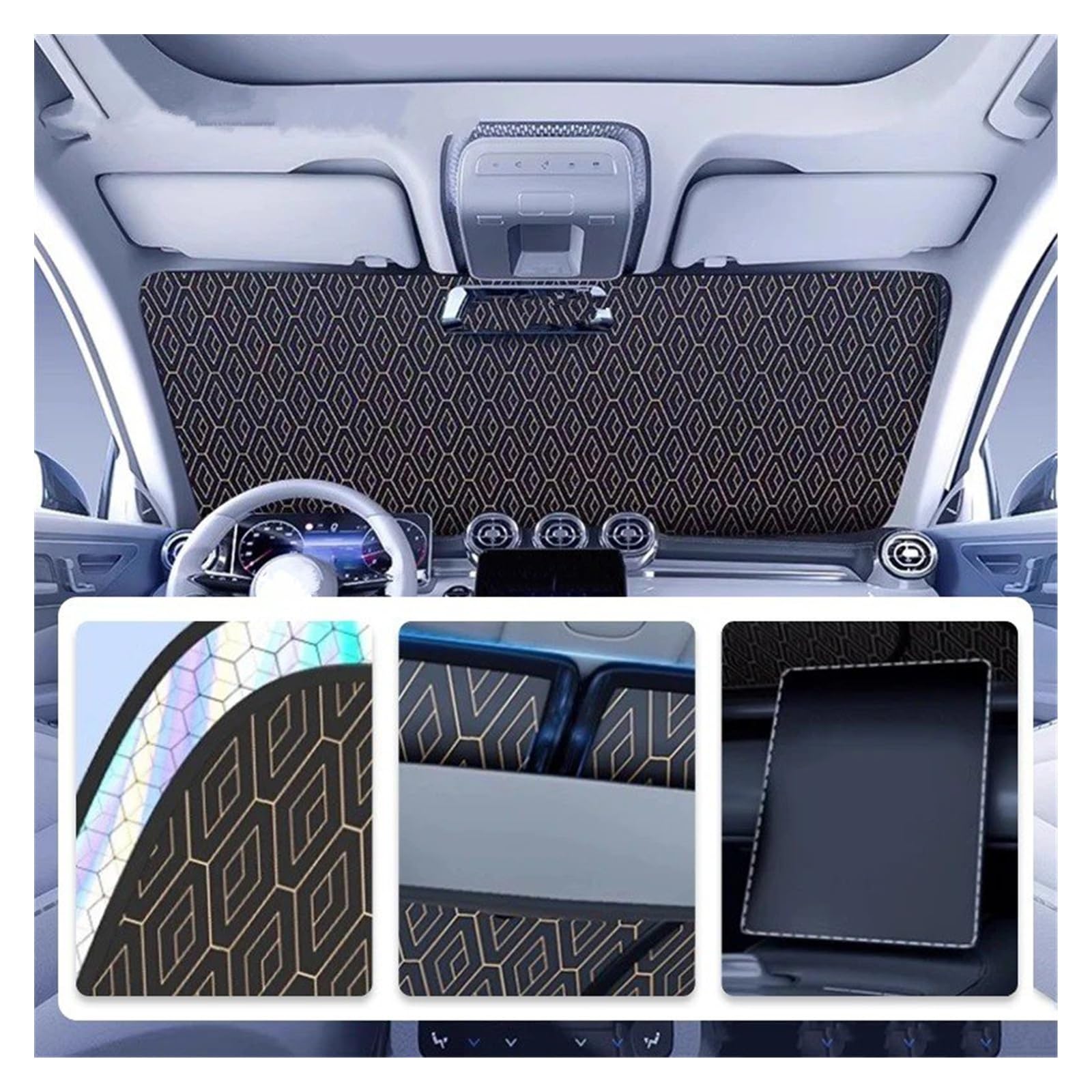 Parasole Auto Parabrezza Parasole Parabrezza Anteriore Auto Pieghevole Finestrino Anteriore Protezione Solare UV Isolamento Termico