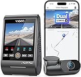 VIOFO A229 Plus 2K + 2K Dual STARVIS 2, HDR Front Rear Dash Cam Car, Voice Control & 5GHz Wi-Fi Car Camera, Ultra-Precise GPS, Super Night Vision 2.0, 2.4' Large LCD, Voice Notification, 512 GB Max