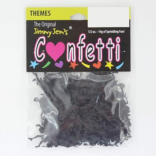 Miniatura 2 de Confeti jugador de baloncesto negro - 4 bolsas de media onza (2 onzas) #9404 Q02