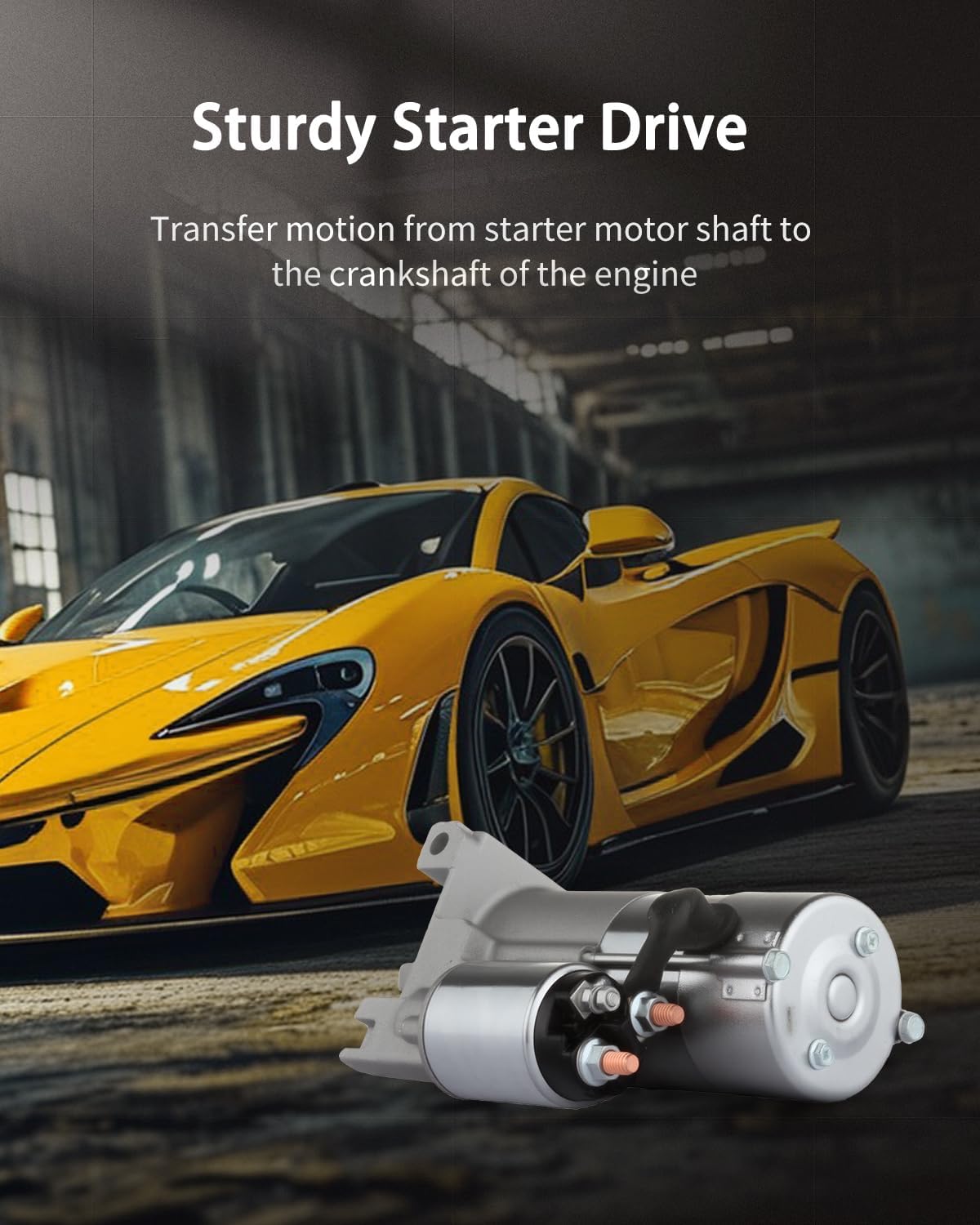 OCPTY Starter Starters Compatible 6442N SDR0053 for Buick Roadmaster 1994-1995 5.7L(350) V8 for Chevrolet Camaro 1993-1994 5.7L for Pontiac Firebird 1993-1994 5.7L for Cadillac Fleetwood 1993-1995